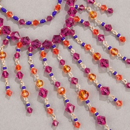 Summer Crystal Cascade Necklace